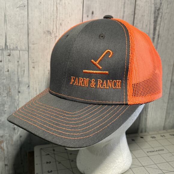 FARM & RANCH Ball Cap Hat Adjustable Baseball - Picture 1 of 8